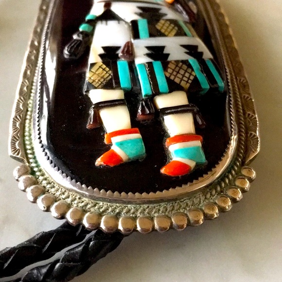 Vintage Beverly & Augustine Pinto Mudhead Bolo - Picture 14 of 16